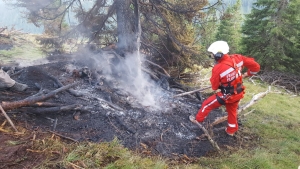 Waldbrand durch Zweckfeuer