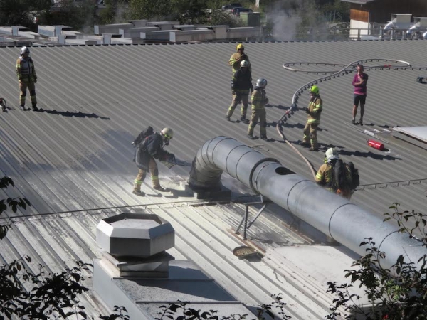 Brand einer Lüftungsanlage in Vomp