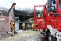 Brand Zillertalshuttle Talstation in Hochfügen