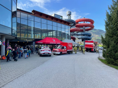 Chlorgasaustritt in der Therme Fügen