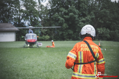 Waldbrand im Rofangebirge fordert FF Eben am Achensee