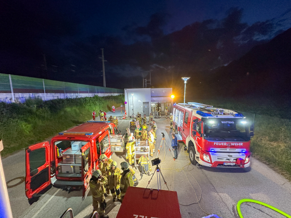 Brand in der Unterinntaltrasse