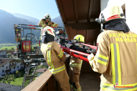 Groß angelegter Übungsnachmittag der Feuerwehr Ramsau fordert vollen Einsatz