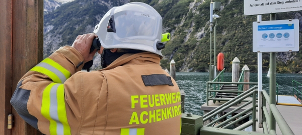 Suche nach verschwundenen Boot am Achensee