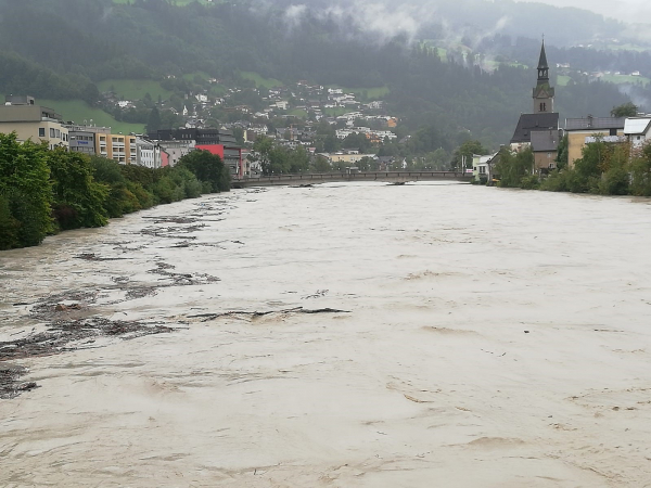 Hochwassereinsatz forderte die Feuerwehren im Bezirk Schwaz
