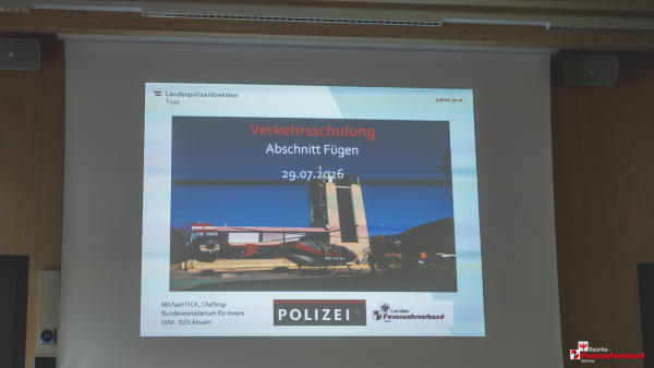 Verkehrsschulung im Abschnitt Fügen
