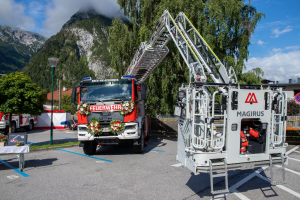 FF Eben am Achensee: Feierliche Segnung der neuen Drehleiter DLKA 23/12