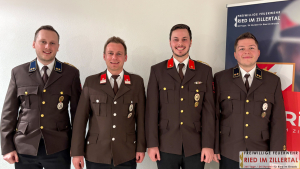122. Jahreshauptversammlung der Feuerwehr Ried im Zillertal