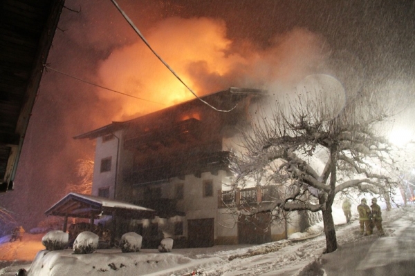 Großbrand in Bruck am Ziller