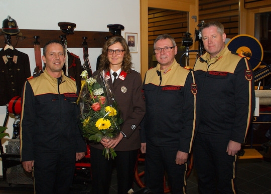 Erste Feuerwehrkommandantin im Bezirk Schwaz